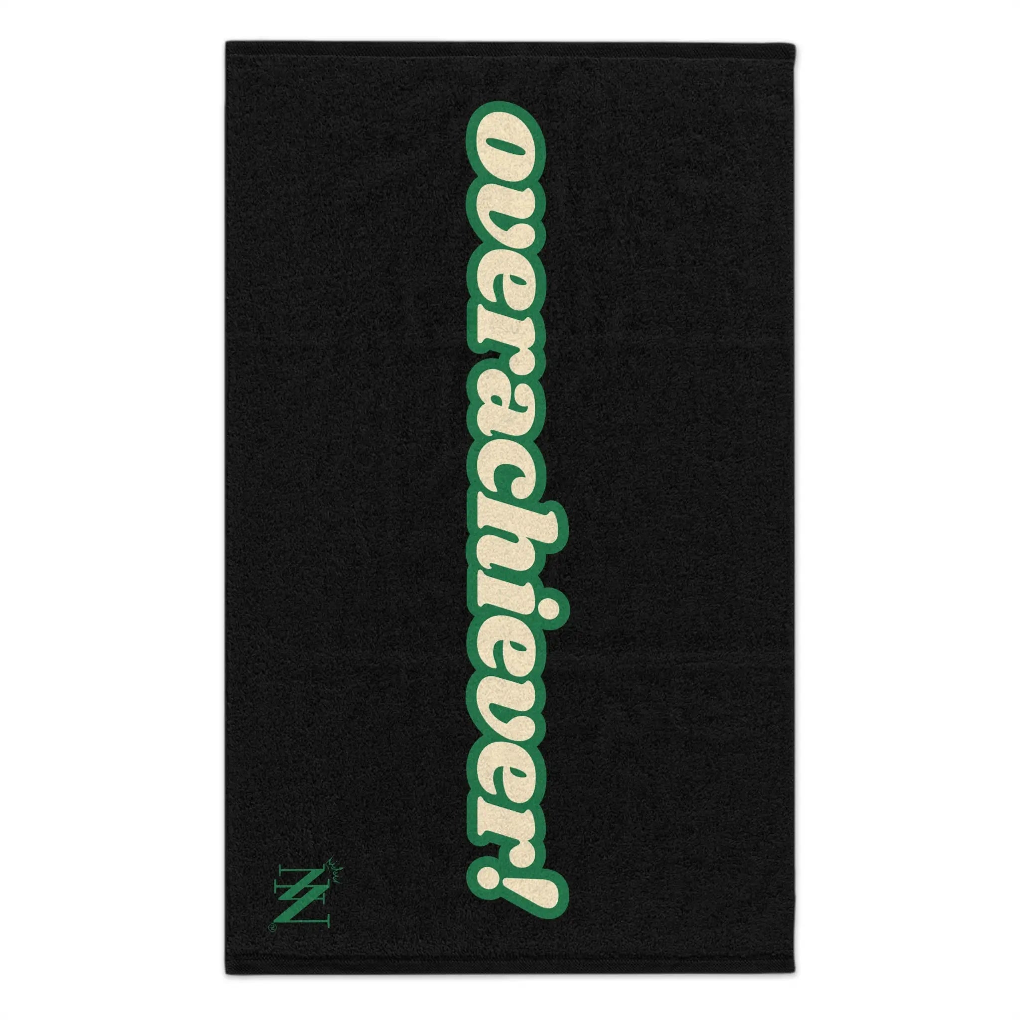 Over Achiever! Black | Mix & Match Soft Fun-Flirty Lovers’ Towels