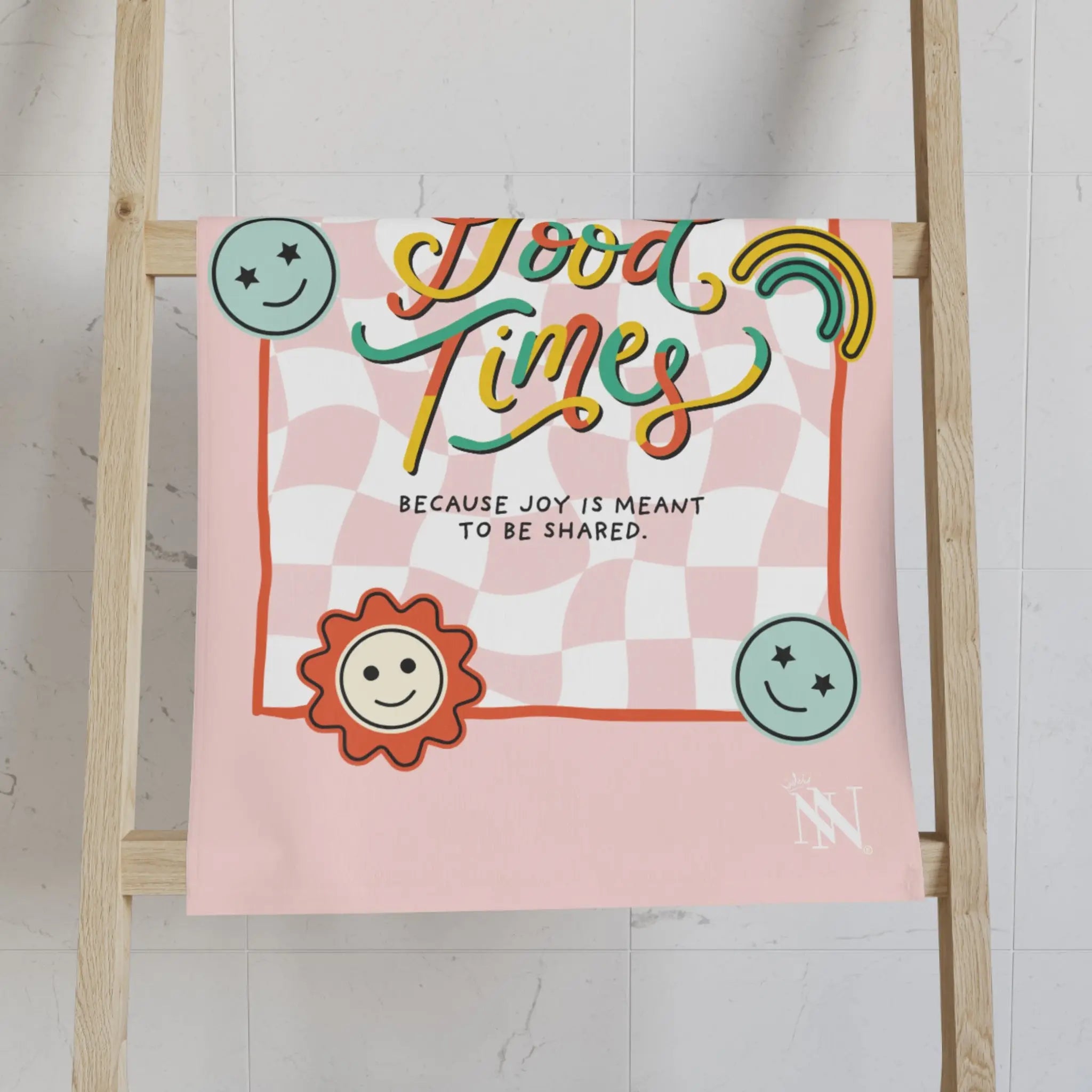 Celebrate Good Times Retro Cum Towel