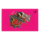 My Love Traditional Tattoo Pink | Mix & Match Soft Fun-Flirty Lovers’ Towels