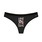 Roses Skulls & Love | Mix & Match Women’s Fun-Flirty Lovers’ Thongs