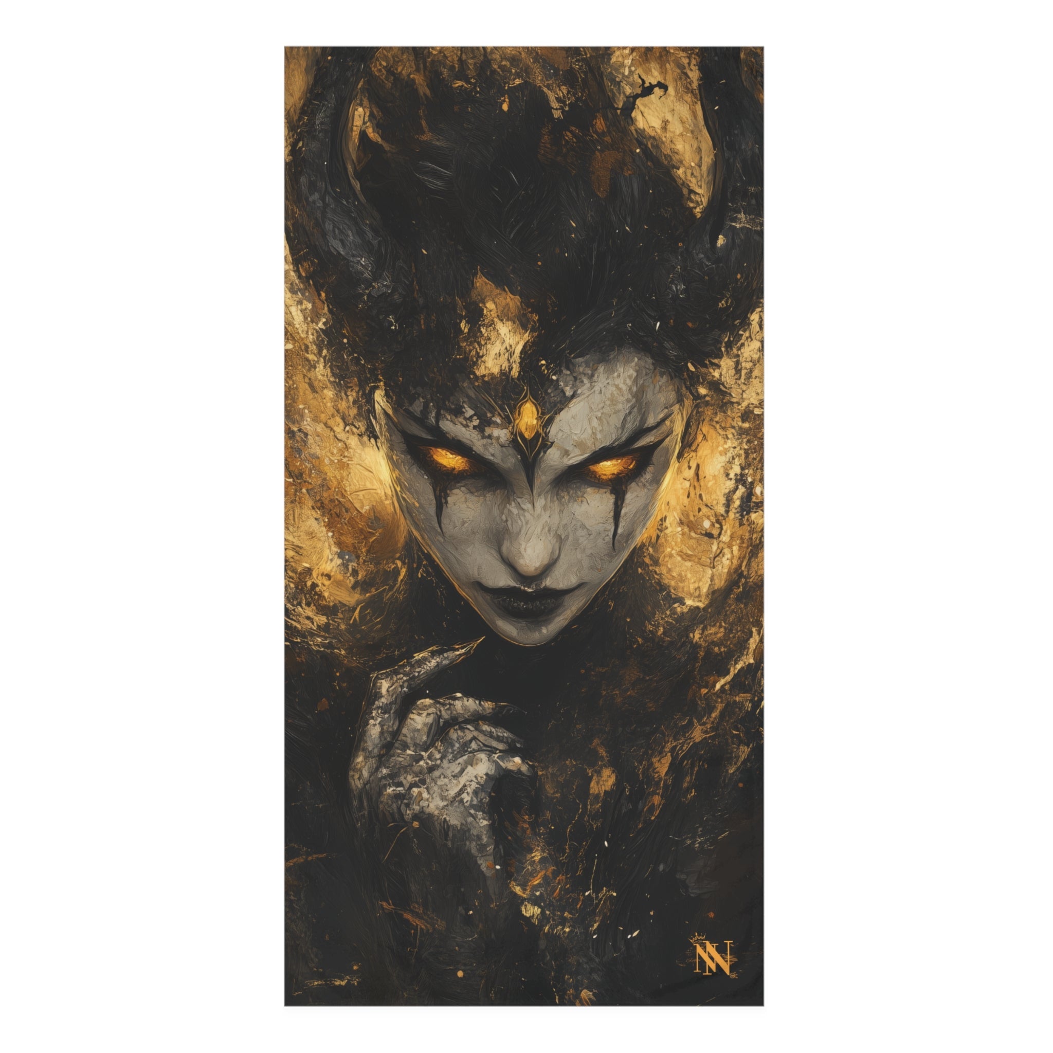 She Is the Abyss | Mix & Match XL Fun-Flirty Lovers’ Towels