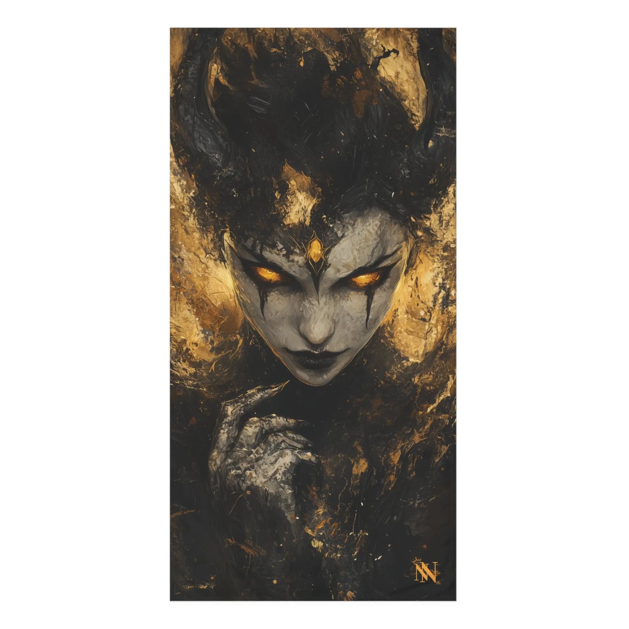 She Is the Abyss | Mix & Match XL Fun-Flirty Lovers’ Towels