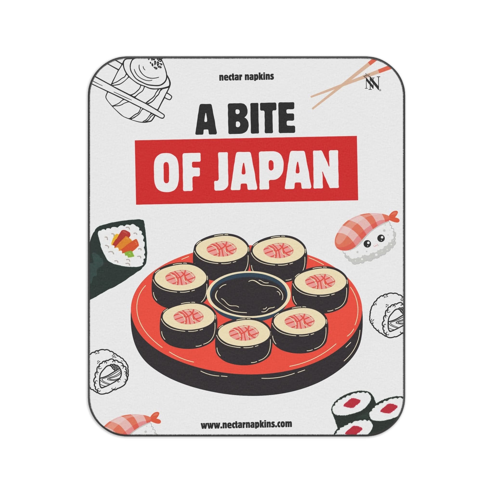 A Bite of Japan | Mix Match Fun-Flirty Lovers’ Water-Resistant Blankets