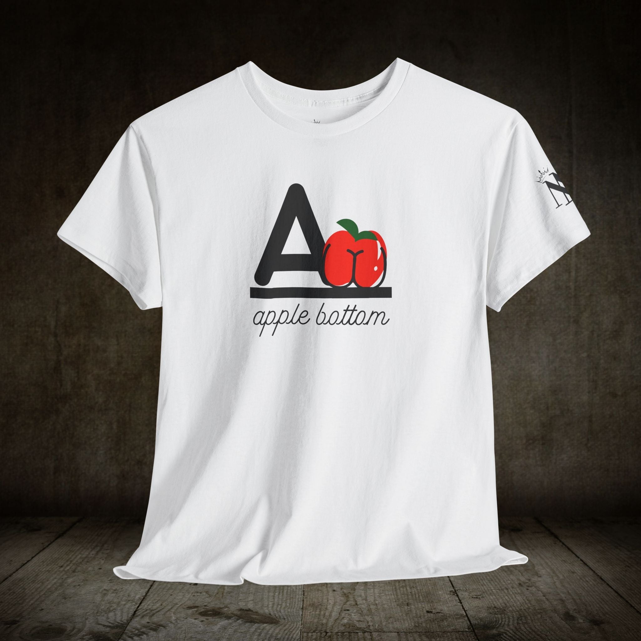 A is for Apple Bottom | Mix & Match 100% Cotton Unisex Fun-Flirty Lovers’ Tees