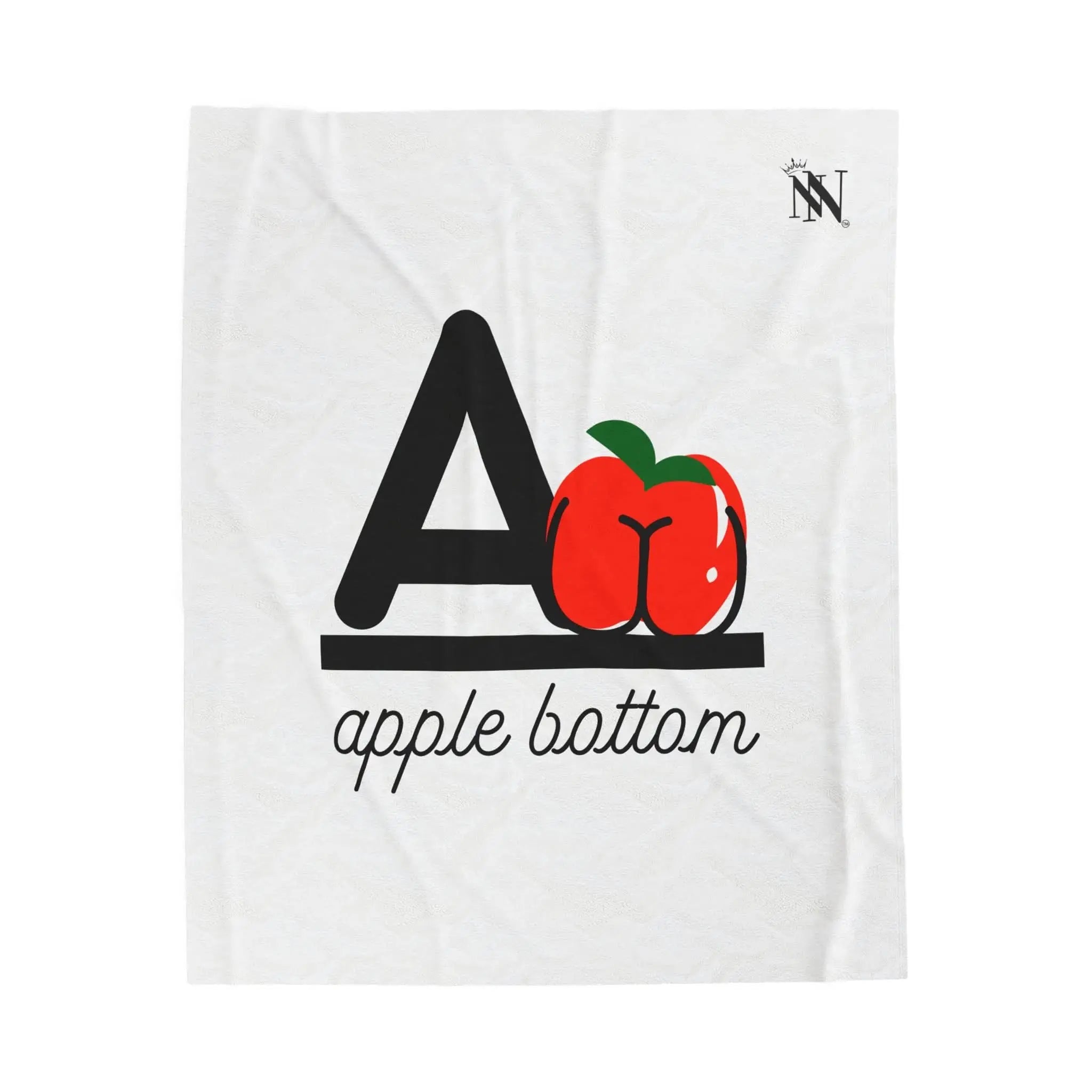 A is for apple | Mix & Match Fun-Flirty Lovers’ Blankets