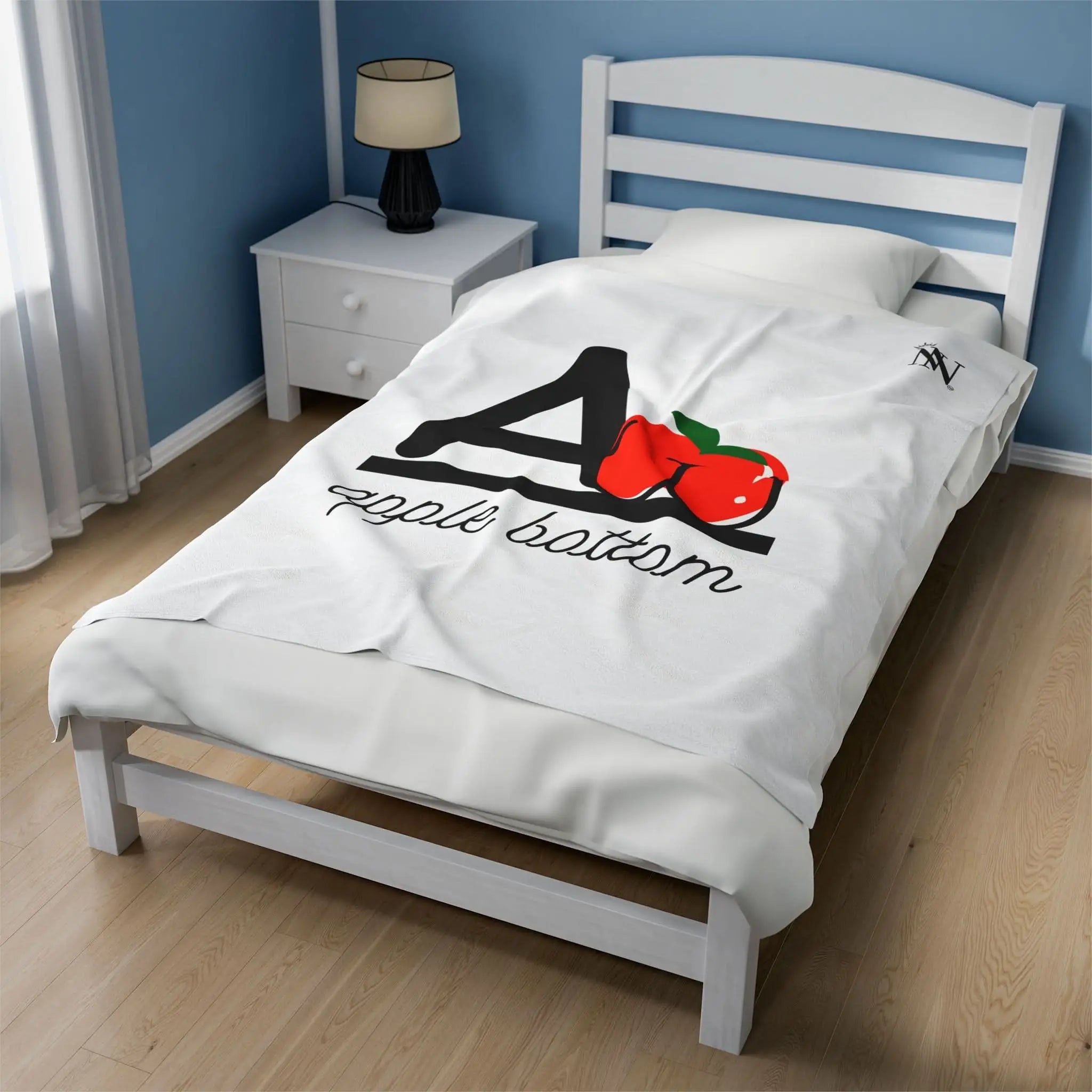 A is for apple | Mix & Match Fun-Flirty Lovers’ Blankets