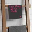 A True Love Story Never Ends | Mix & Match Soft Fun-Flirty Lovers’ Towels
