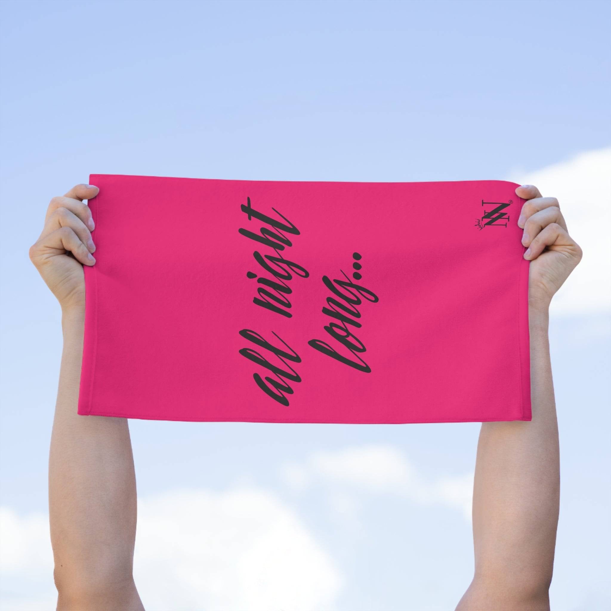 All Night Long... Pink Mix & Match Soft Sex Towels | Flirty Lovers’ Gifts