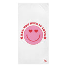 All You Need Is Love Emoji | Mix & Match Naughty XL Fun-Flirty Lovers’ Towels