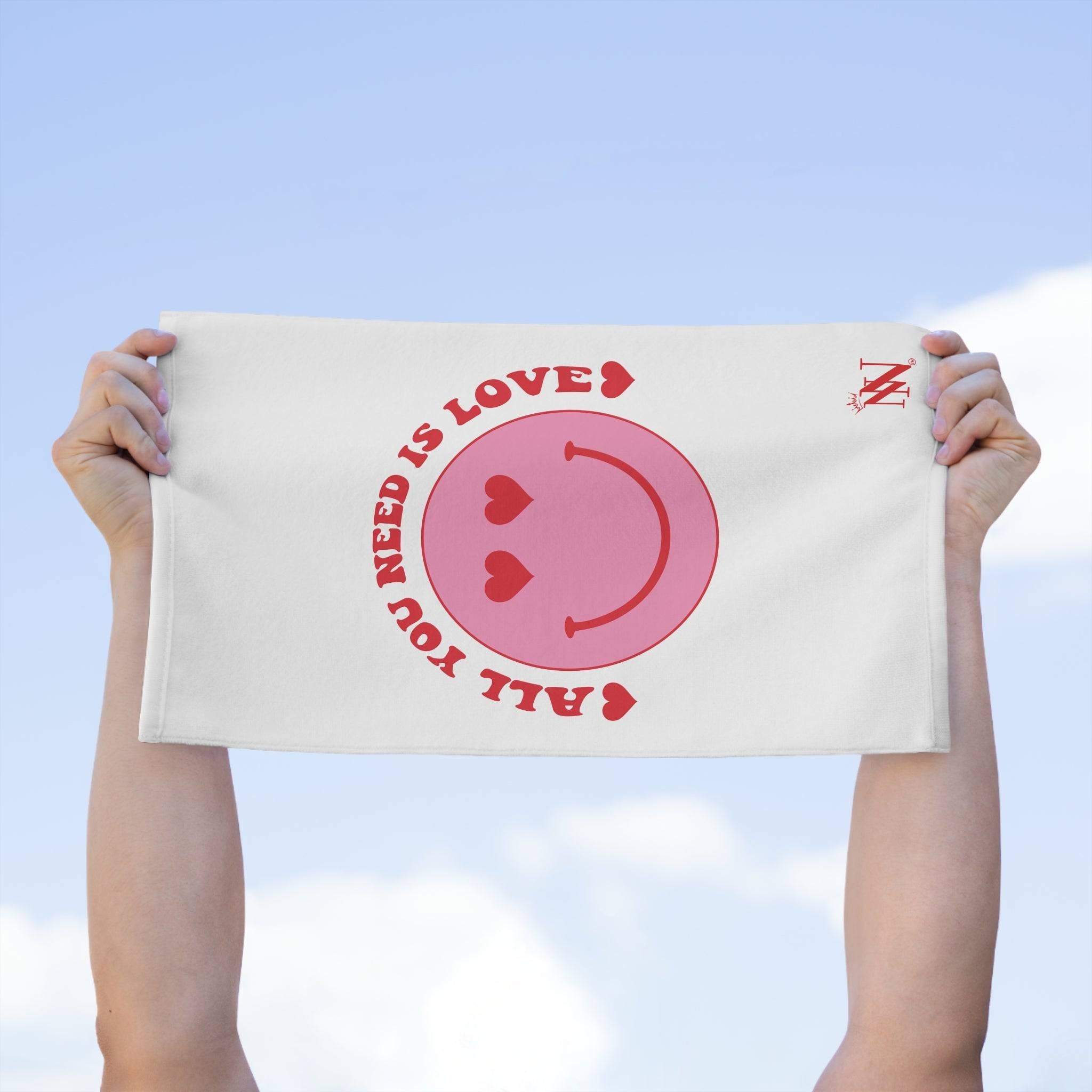 All You Need is Love Emoji | Mix & Match Soft Fun-Flirty Lovers’ Towels