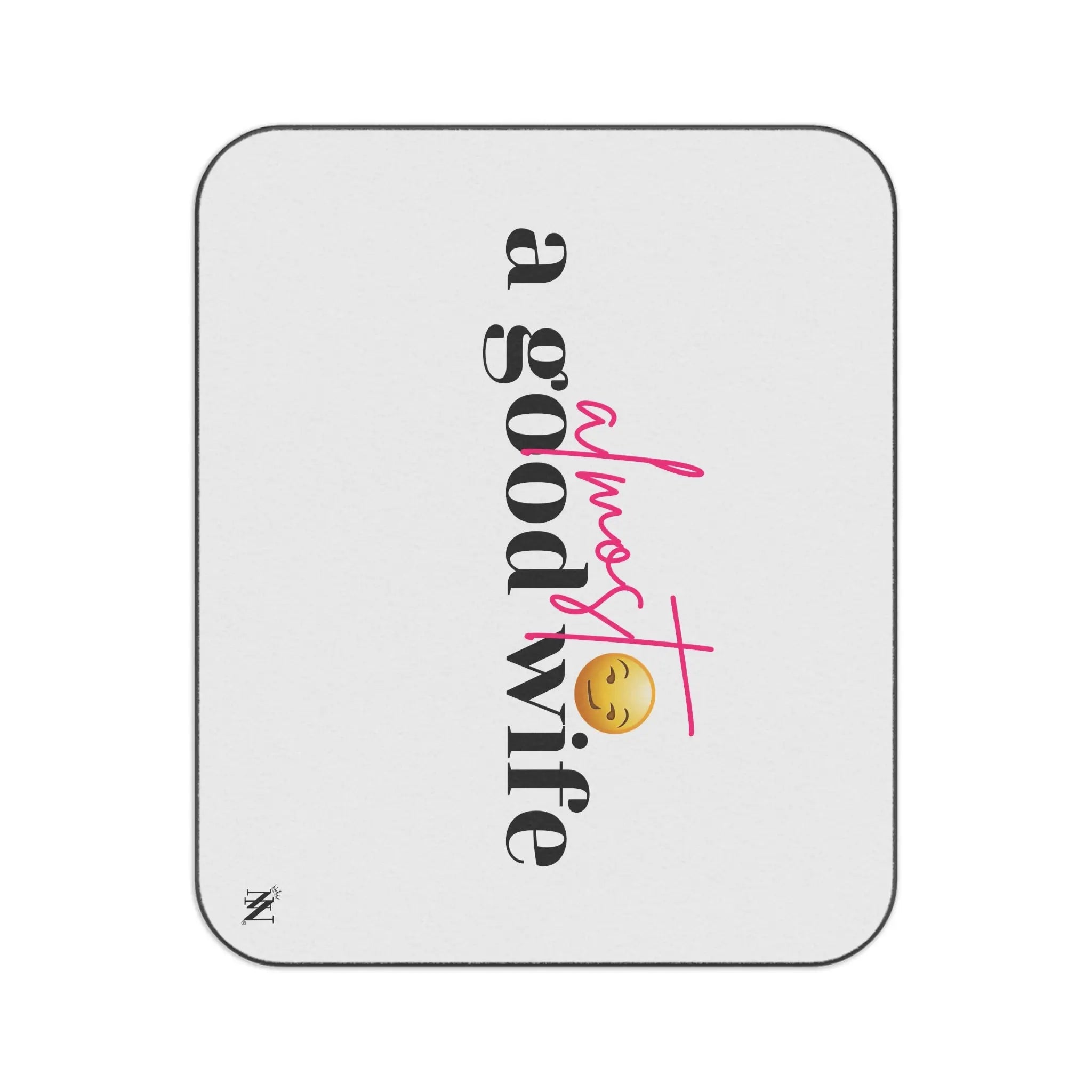 Almost a Good Wife Emoji | Mix Match Fun-Flirty Lovers’ Water-Resistant Blankets
