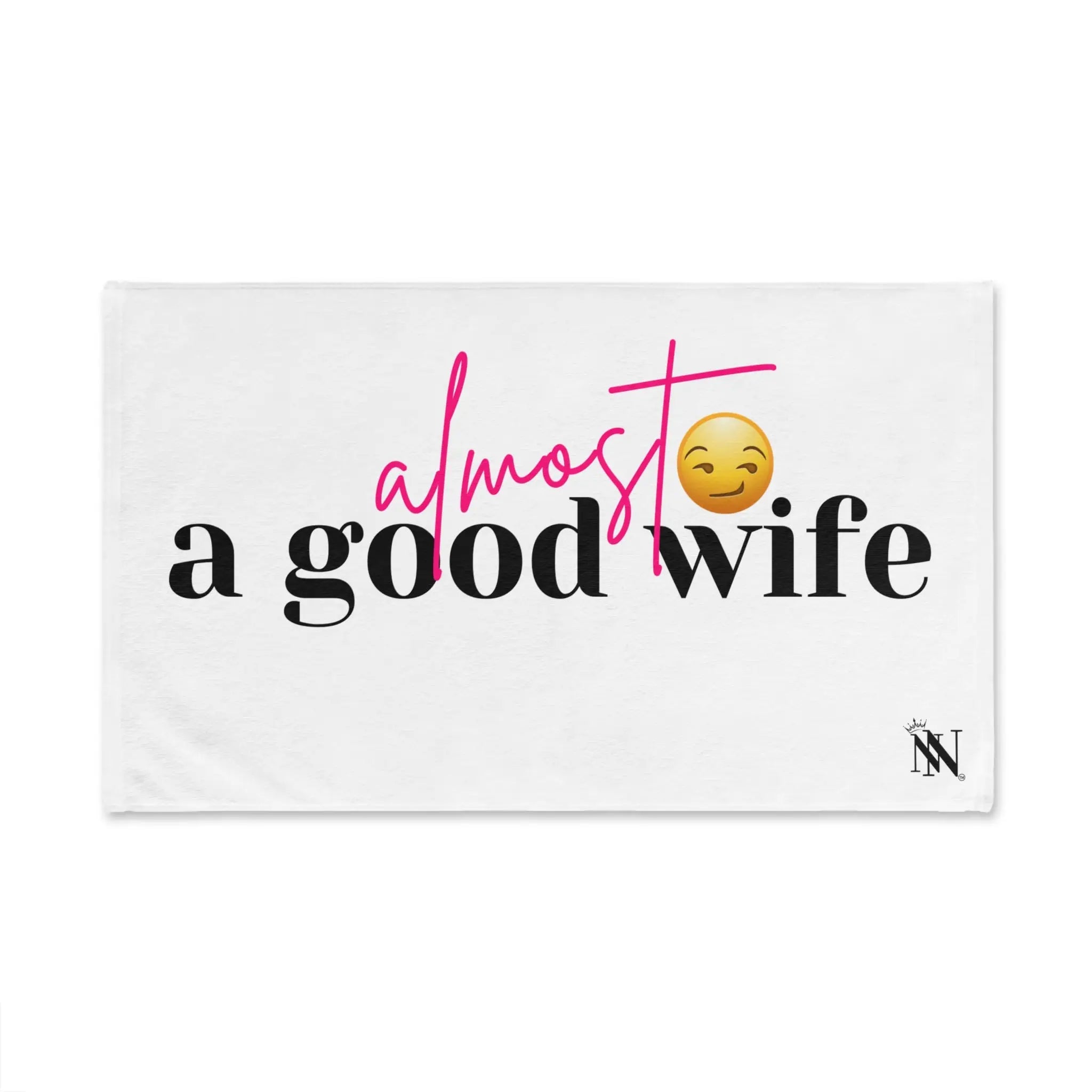 Almost a Good Wife Emoji | Mix & Match Original Fun-Flirty Lovers’ Towels