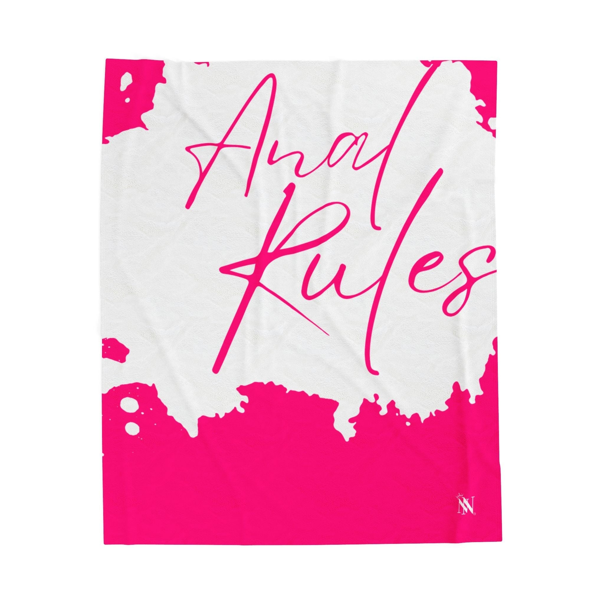 Anal Rules | Mix & Match Fun-Flirty Lovers’ Blankets