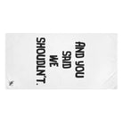 And You Said We Shouldn’t | Mix & Match Naughty XL Fun-Flirty Lovers’ Towels