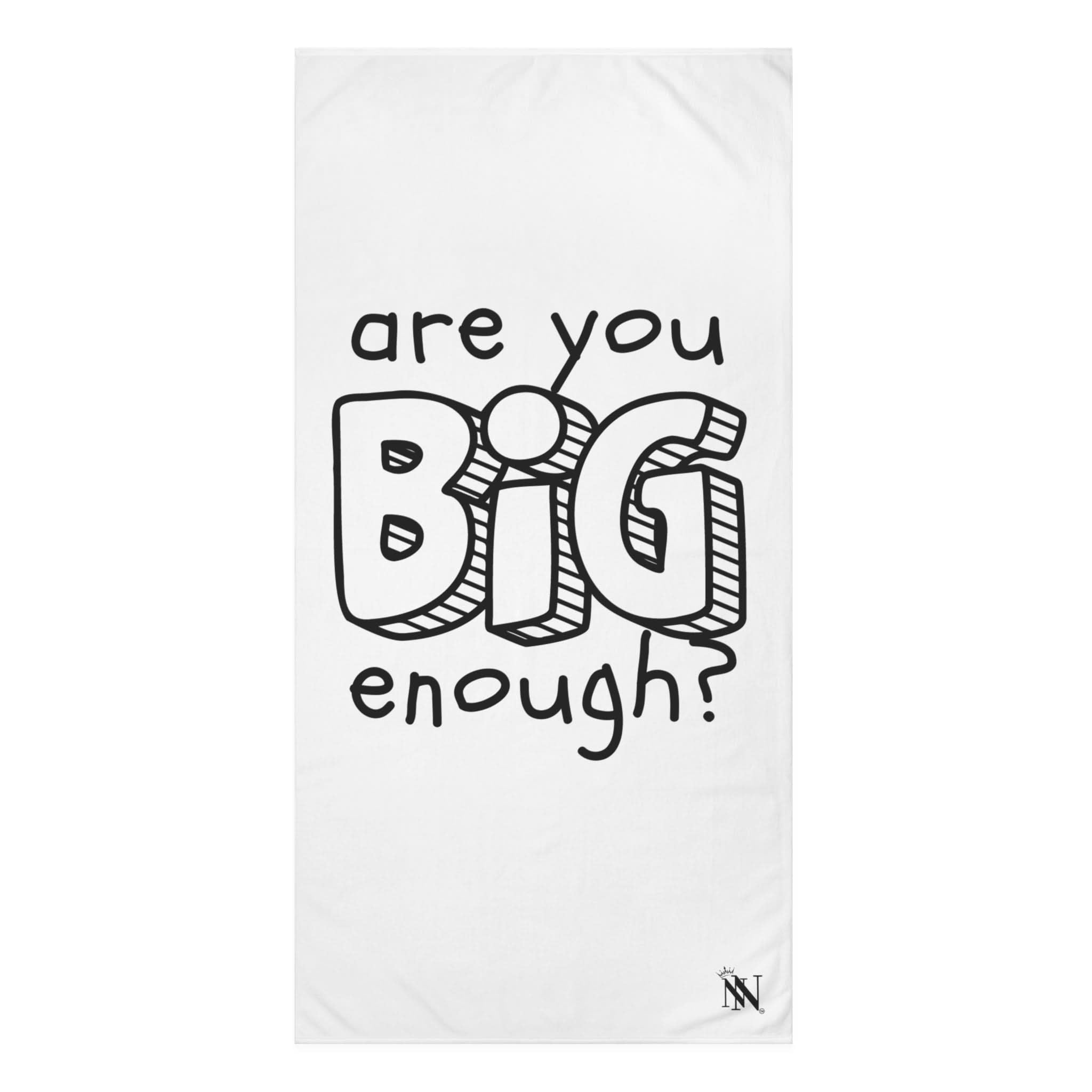 Are You Big Enough? | Mix & Match Naughty XL Fun-Flirty Lovers’ Towels