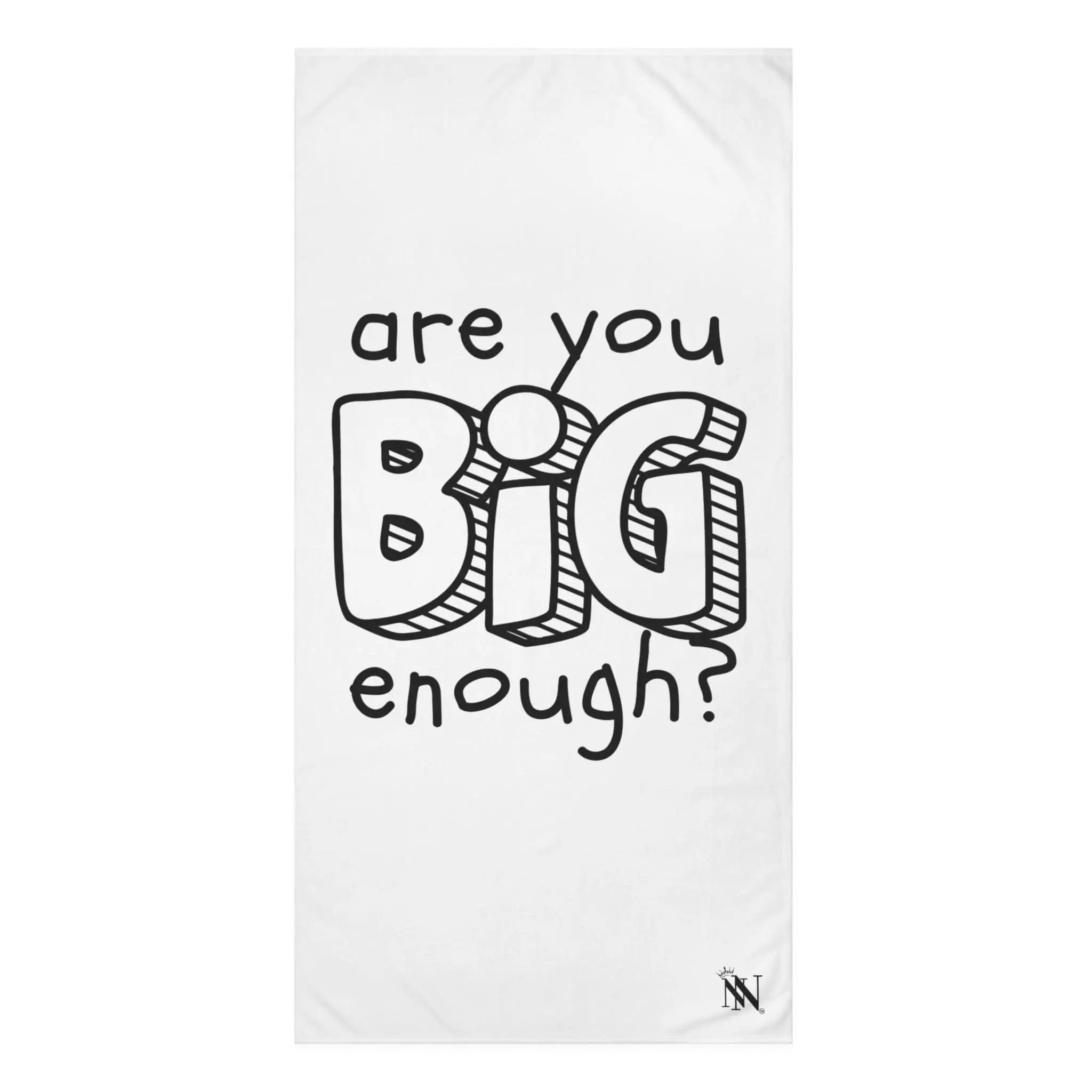 Are You Big Enough? | Mix & Match Naughty XL Fun-Flirty Lovers’ Towels