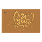 Are You Kitten Me? Light Brown | Mix & Match Soft Fun-Flirty Lovers’ Towels