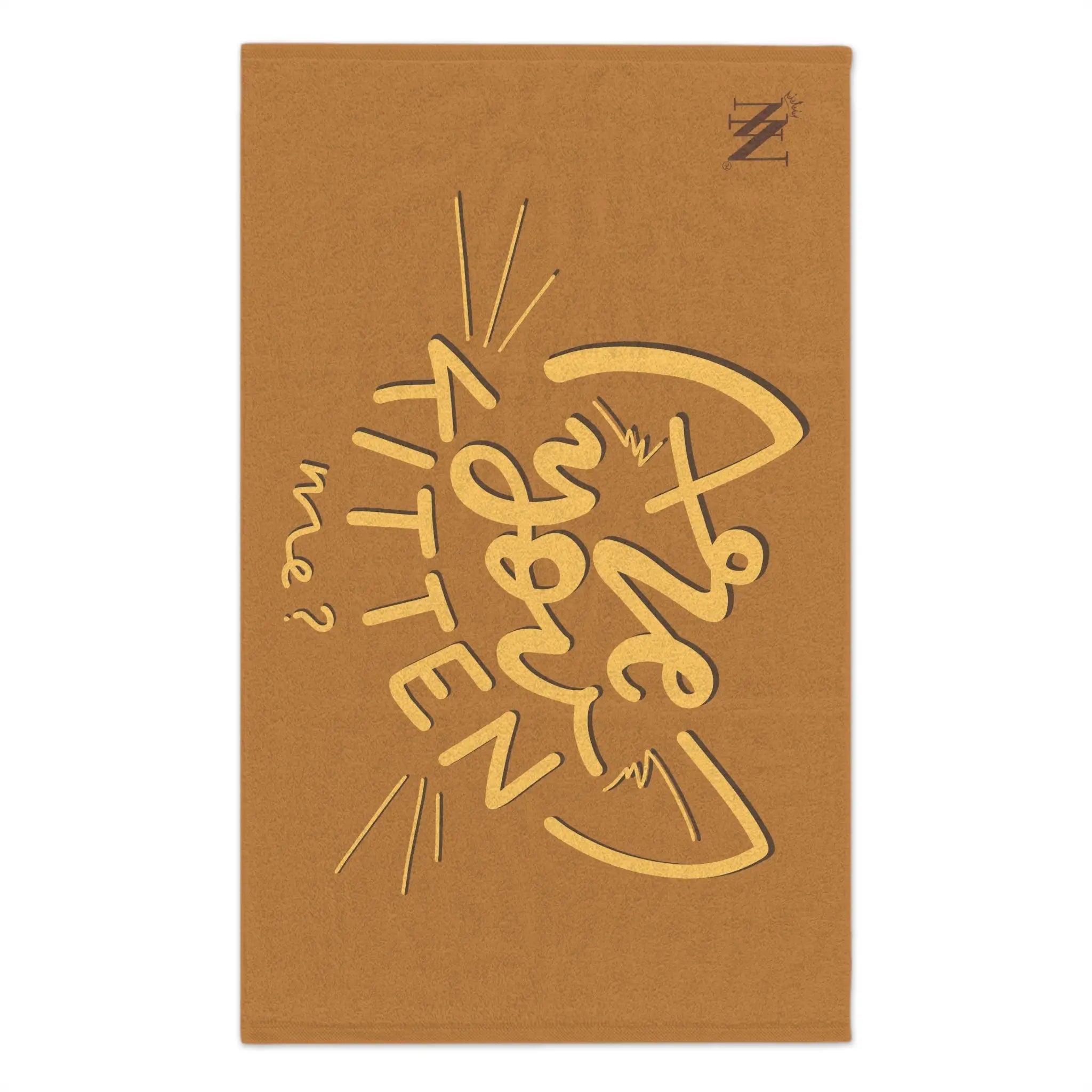 Are You Kitten Me? Light Brown | Mix & Match Soft Fun-Flirty Lovers’ Towels