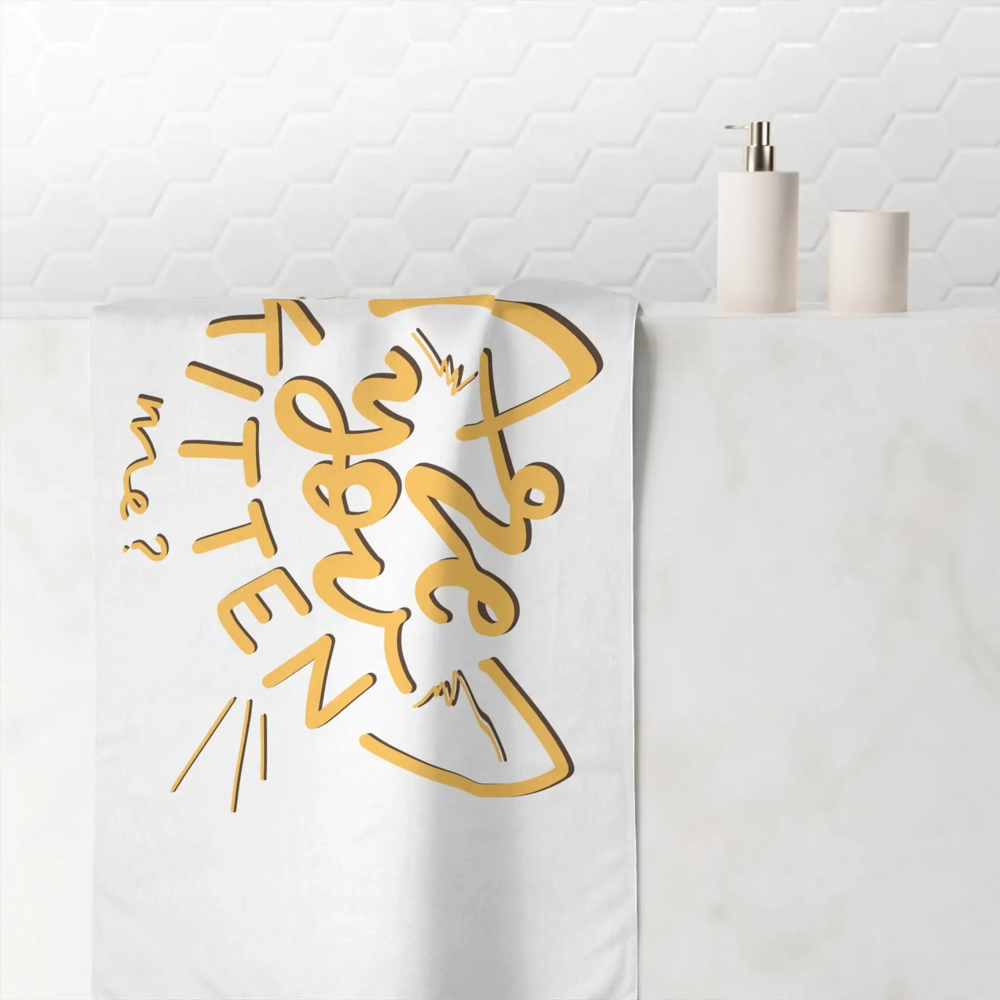 Are You Kitten Me? | Mix & Match XL Fun-Flirty Lovers’ Towels