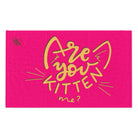 Are You Kitten Me? Pink | Mix & Match Soft Fun-Flirty Lovers’ Towels