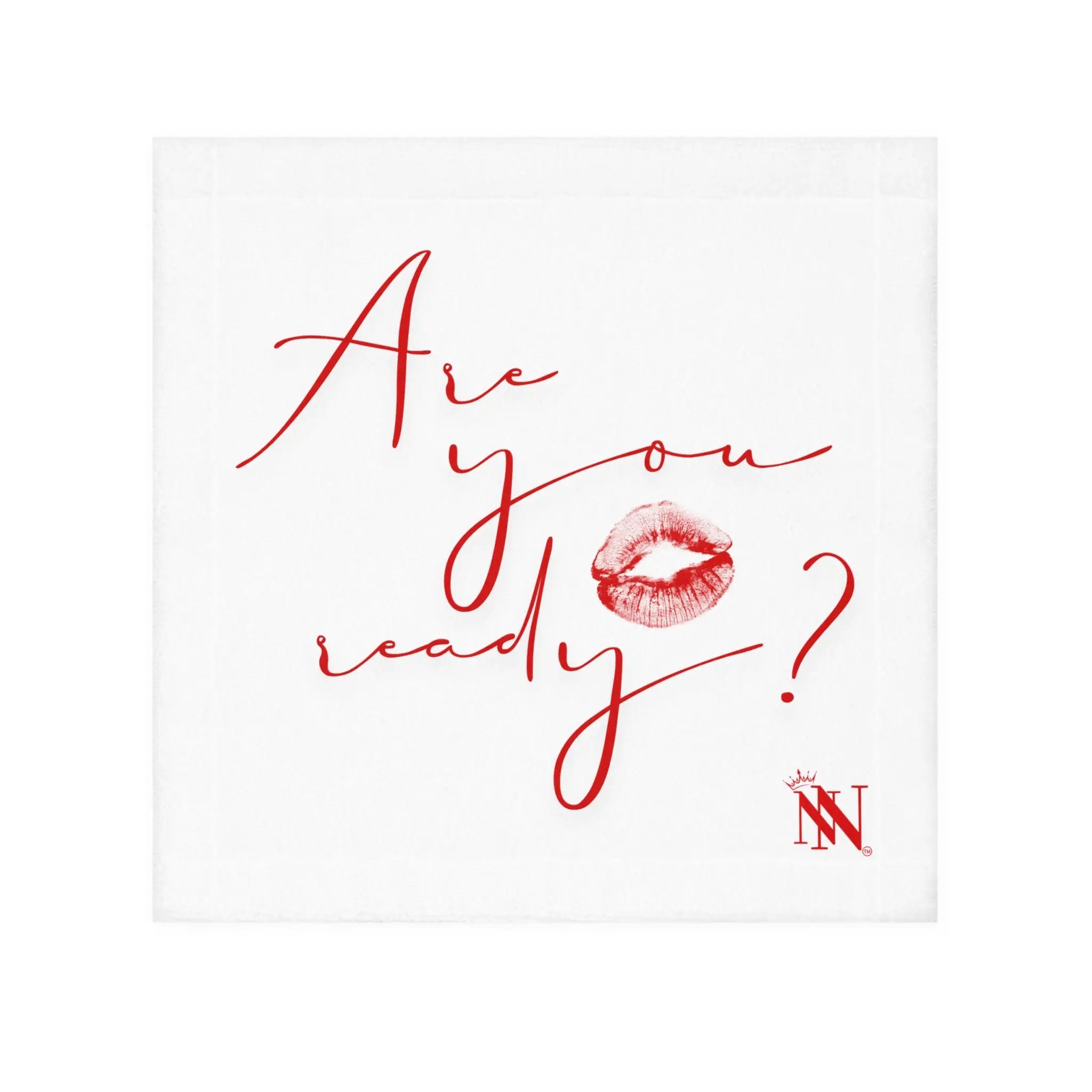 Are You Ready? Kiss Mark | Mix & Match Lils’ Fun-Flirty Lovers’ Towels