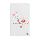 Are You Ready? Kiss Mark | Mix & Match Original Fun-Flirty Lovers’ Towels