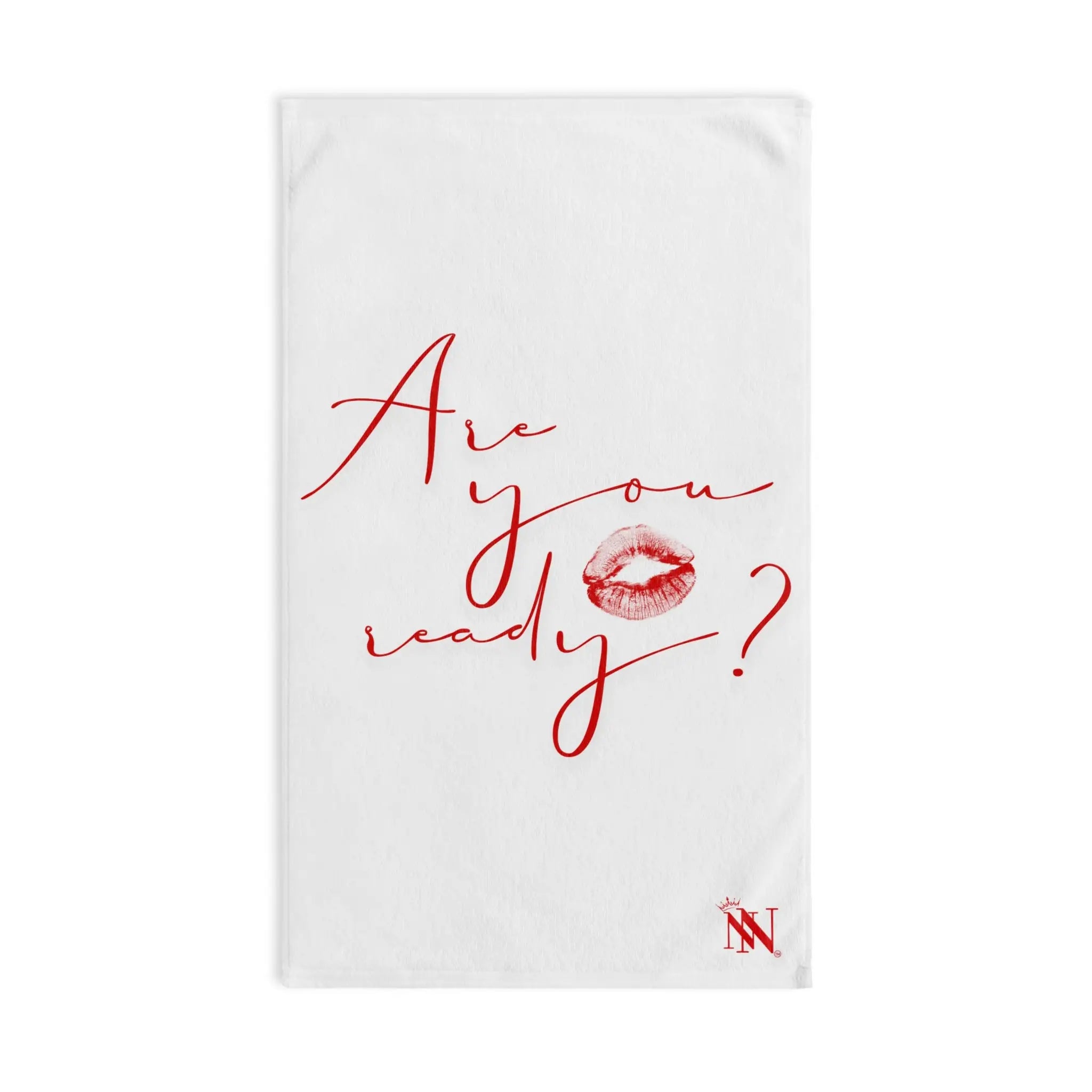 Are You Ready? Kiss Mark | Mix & Match Original Fun-Flirty Lovers’ Towels