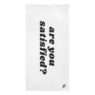 Are You Satisfied? | Mix & Match Naughty XL Fun-Flirty Lovers’ Towels