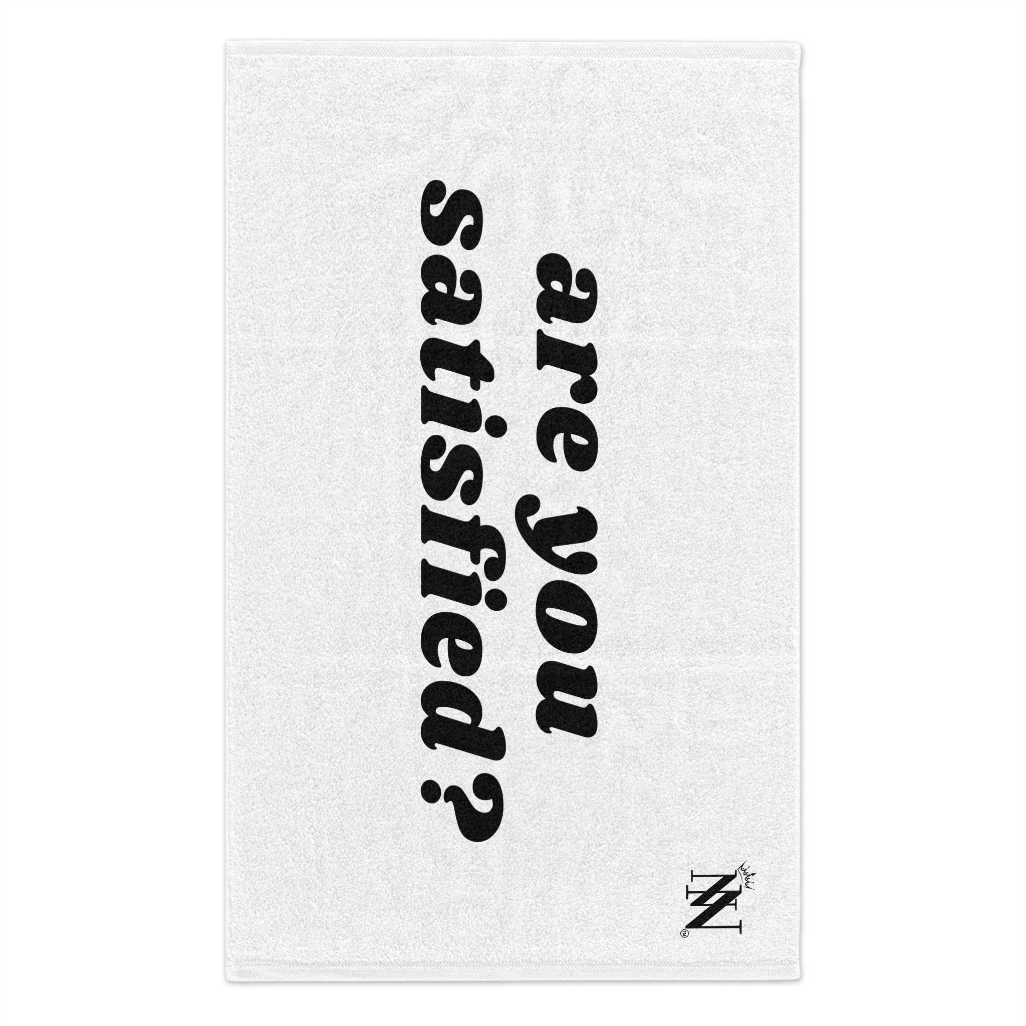 Are You Satisfied? | Mix & Match Soft Fun-Flirty Lovers’ Towels