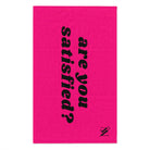Are You Satisfied? Pink Mix Match Soft Sex Towels | Flirty Lovers’ Gifts
