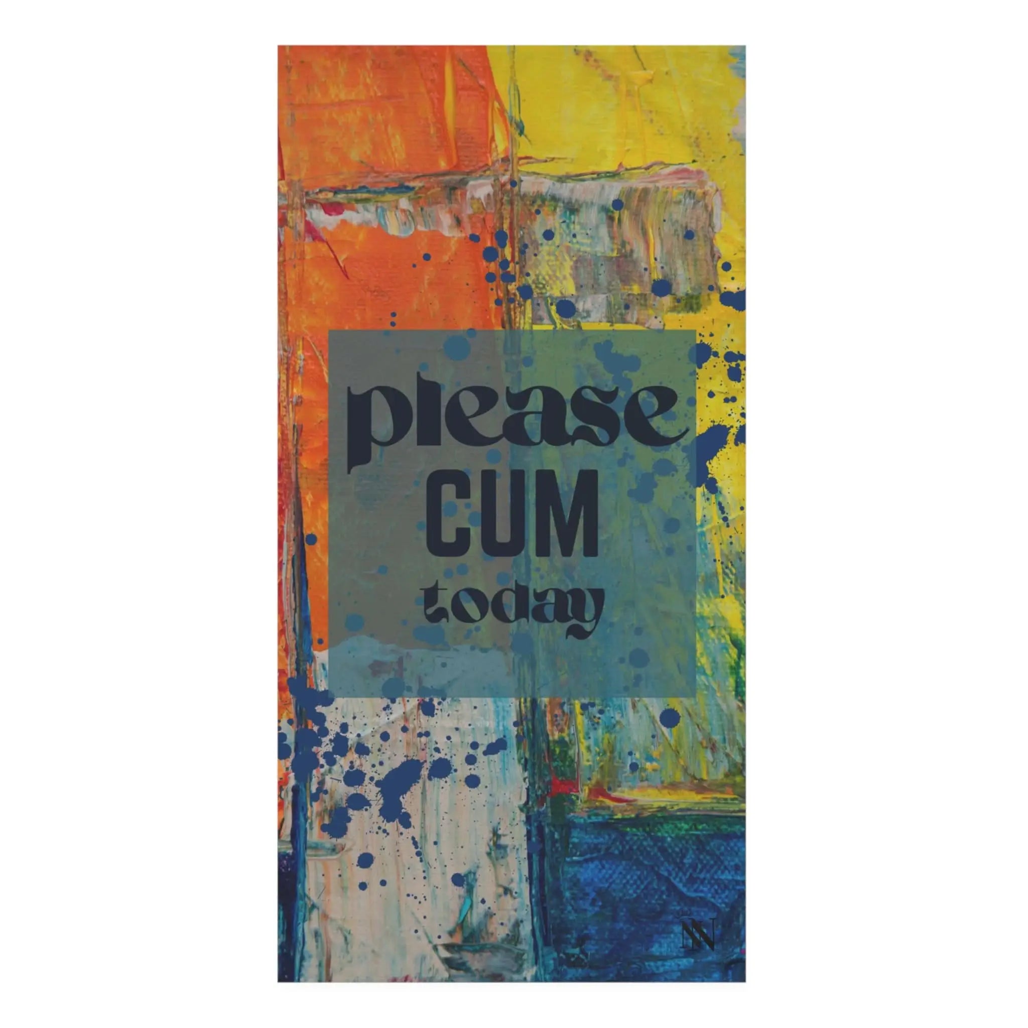 Art Deco Cum Today | Mix & Match Naughty XL Fun-Flirty Lovers’ Towels