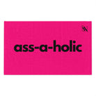 Ass-a-Holic Pink Mix & Match Soft Sex Towels | Flirty Lovers’ Gifts
