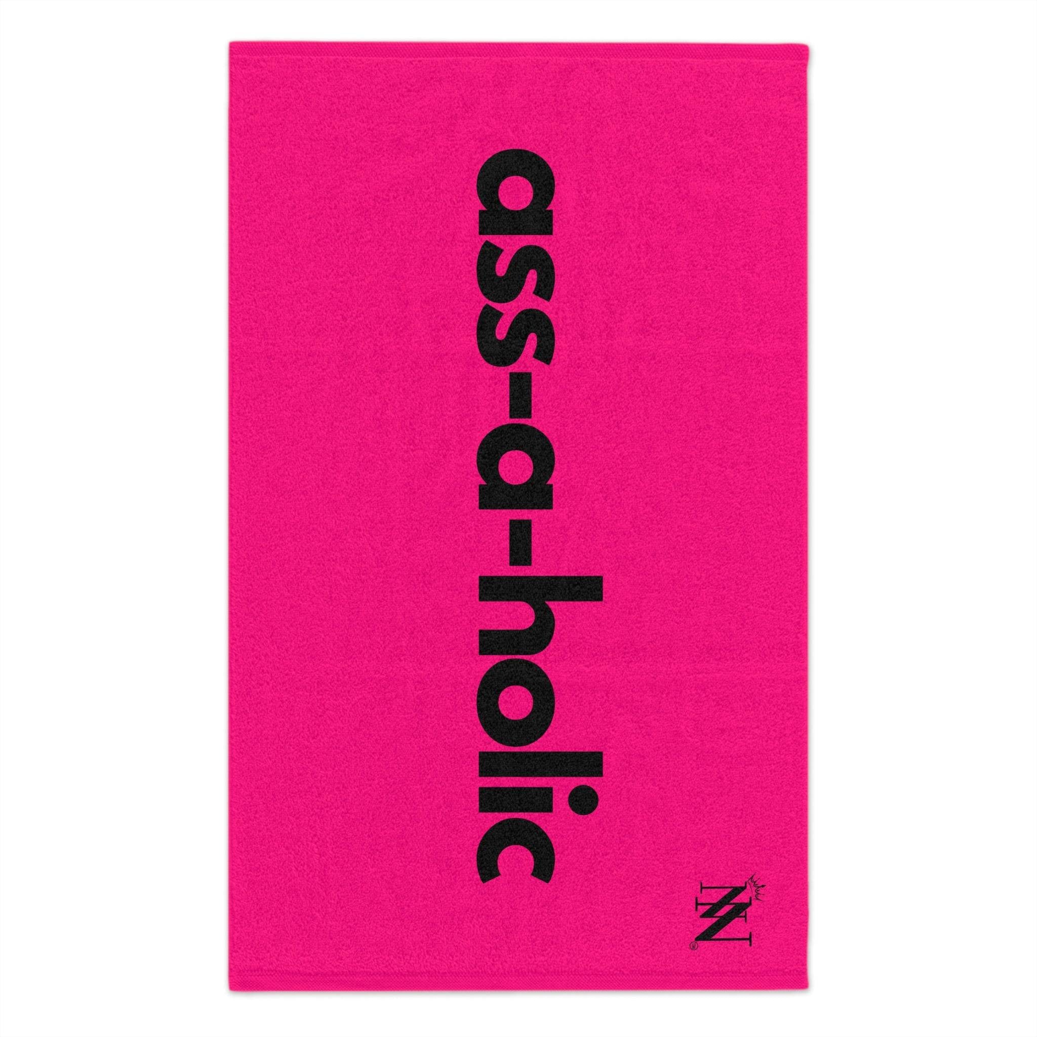 Ass-a-Holic Pink Mix & Match Soft Sex Towels | Flirty Lovers’ Gifts