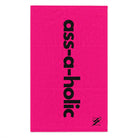 Ass-a-Holic Pink Mix & Match Soft Sex Towels | Flirty Lovers’ Gifts