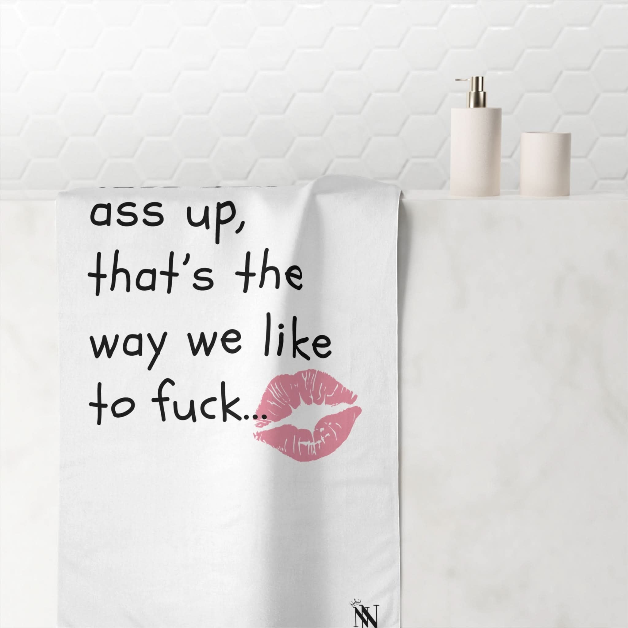 Ass Up | Mix & Match Naughty XL Fun-Flirty Lovers’ Towels