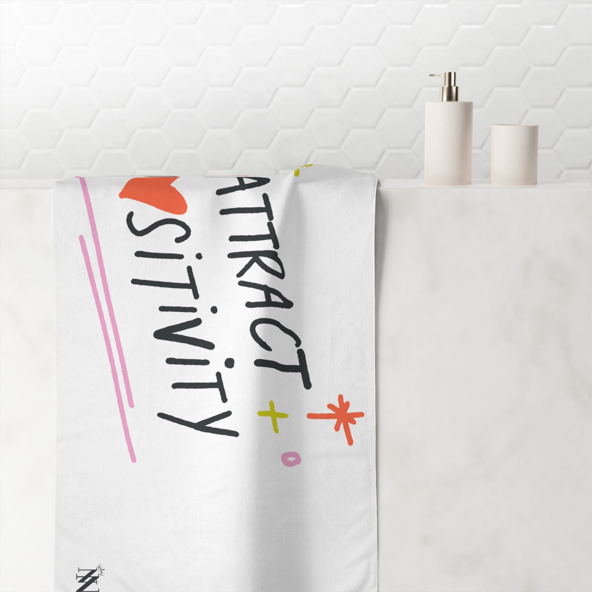 Attract Positivity | Mix & Match XL Fun-Flirty Lovers’ Towels