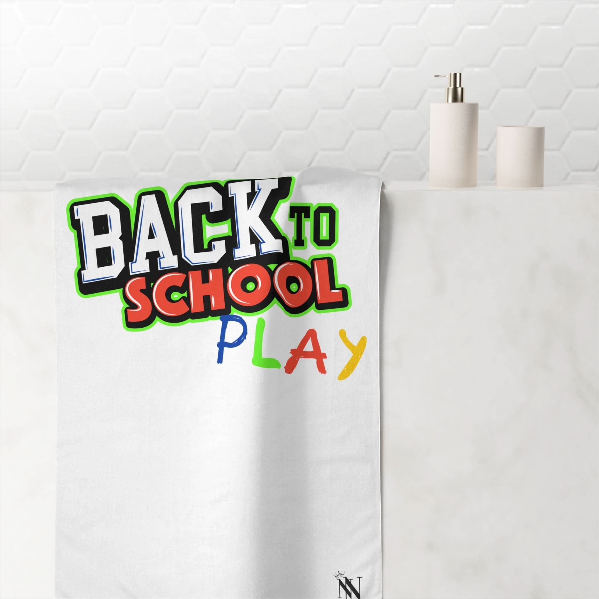 Back to School Play | Mix & Match Naughty XL Fun-Flirty Lovers’ Towels