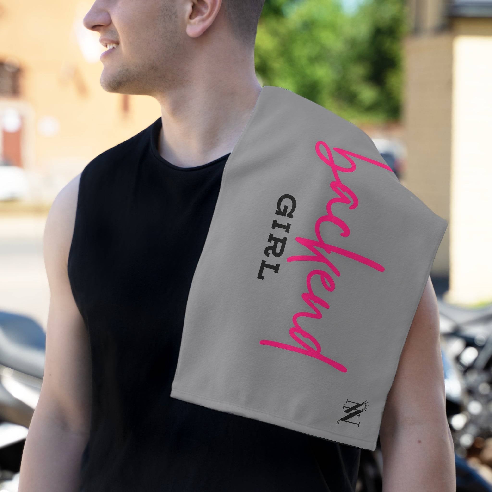 Backend Girl Grey Mix & Match Soft Sex Towels | Naughty Lovers’ Gifts