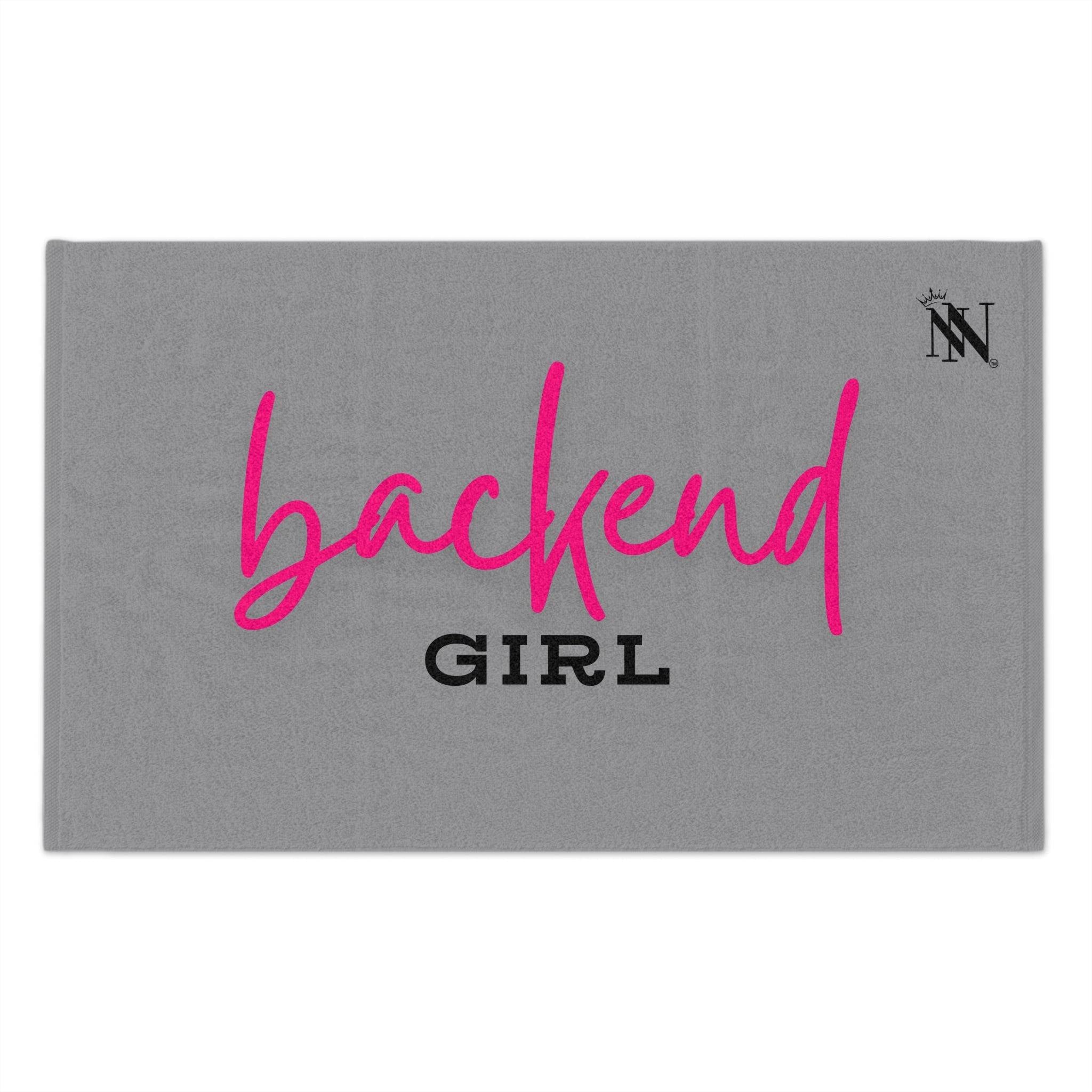 Backend Girl Grey Mix & Match Soft Sex Towels | Naughty Lovers’ Gifts