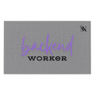 Backend Worker Grey Mix & Match Soft Sex Towels | Naughty Lovers’ Gifts