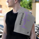 Backend Worker Grey Mix & Match Soft Sex Towels | Naughty Lovers’ Gifts