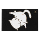 Bad Kitty Black | Mix & Match Soft Fun-Flirty Lovers’ Towels