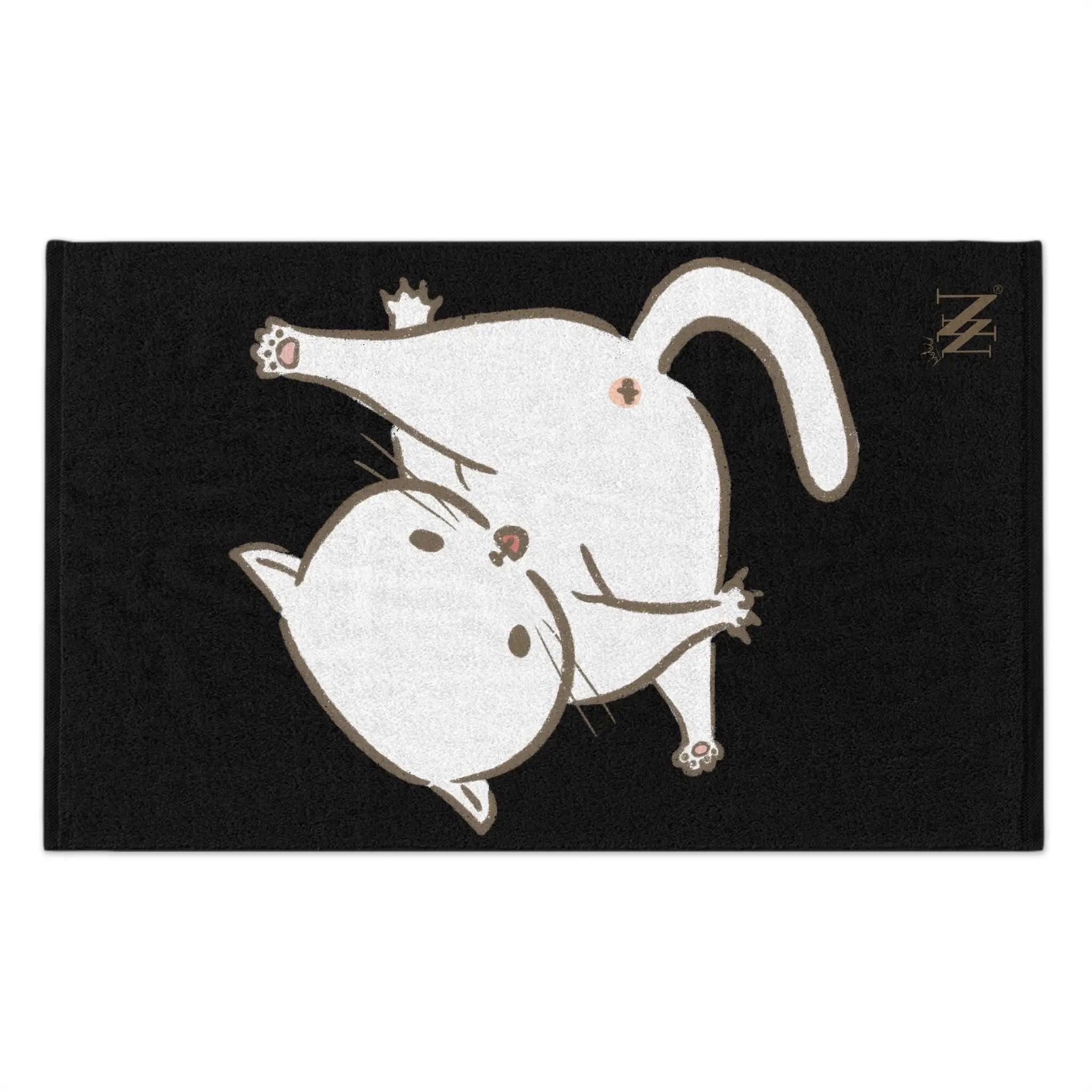 Bad Kitty Black | Mix & Match Soft Fun-Flirty Lovers’ Towels