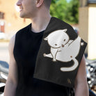 Bad Kitty Black | Mix & Match Soft Fun-Flirty Lovers’ Towels