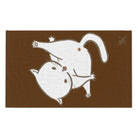 Bad Kitty Brown | Mix & Match Soft Fun-Flirty Lovers’ Towels