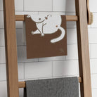 Bad Kitty Brown | Mix & Match Soft Fun-Flirty Lovers’ Towels