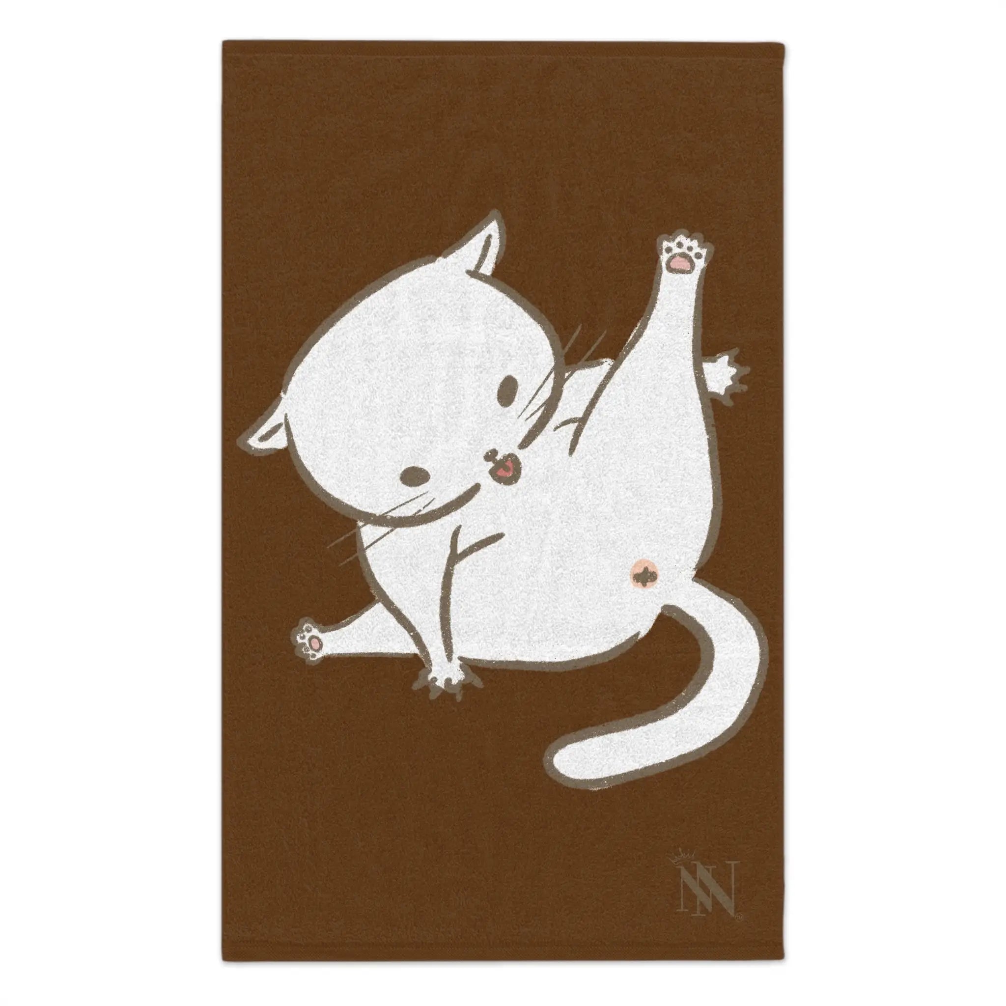 Bad Kitty Brown | Mix & Match Soft Fun-Flirty Lovers’ Towels