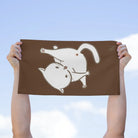Bad Kitty Brown | Mix & Match Soft Fun-Flirty Lovers’ Towels