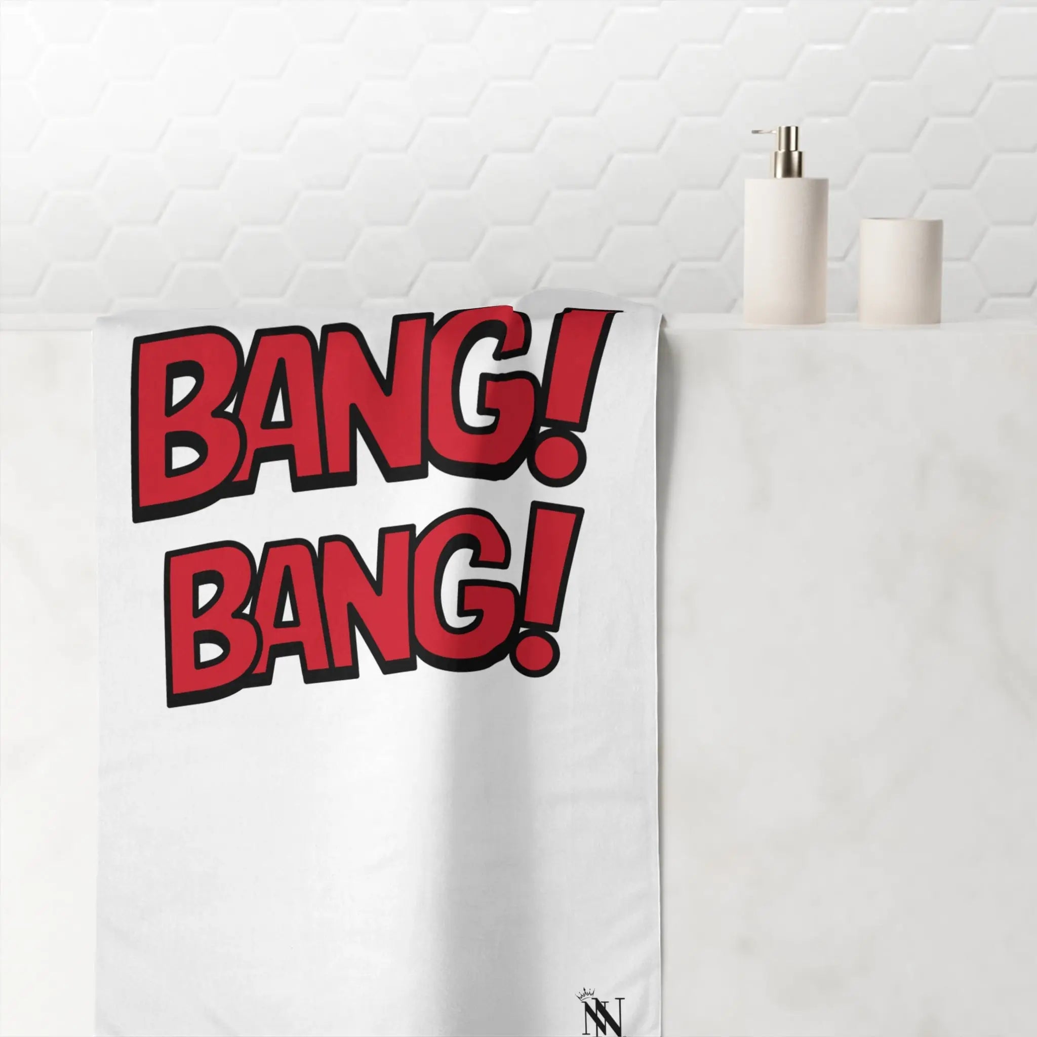Bang! Bang! | Mix & Match XL Fun-Flirty Lovers’ Towels