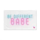 Be Different Babe White | Mix & Match Original Fun-Flirty Lovers’ Towels